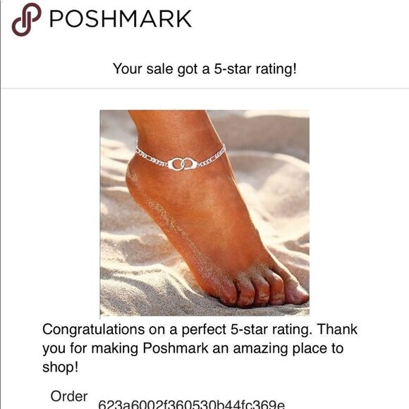 NEW Handcuff Anklet Silver Figaro Chain Handcuff Ankle Bracelet - Picture 7 of 9